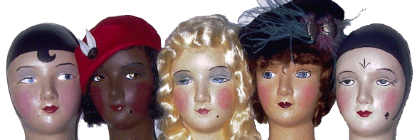 A bevy boudoir babes and flapper doll heads
